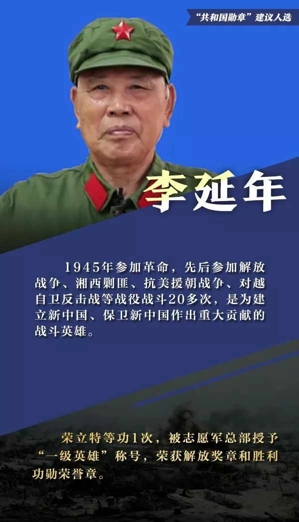 致敬！“共和国勋章”和国家荣誉称号建议人选全名单