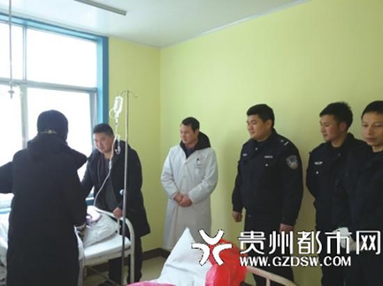【暖新闻】警车救援孕妇途中遇险成产房 女婴取名“吴警冰”