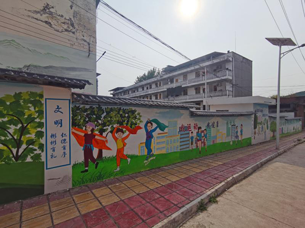 简阳开展多种文明创建活动 共创全国文明城市_fororder_云龙镇云龙社区背街小巷大变样-摄影杨曜