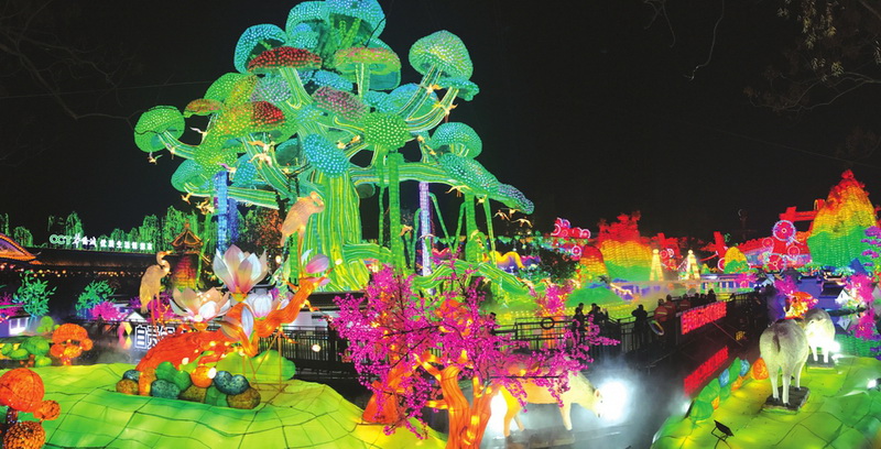 （焦点图）2月2日自贡国际恐龙灯会开幕 自贡全城将成为"灯"的海洋