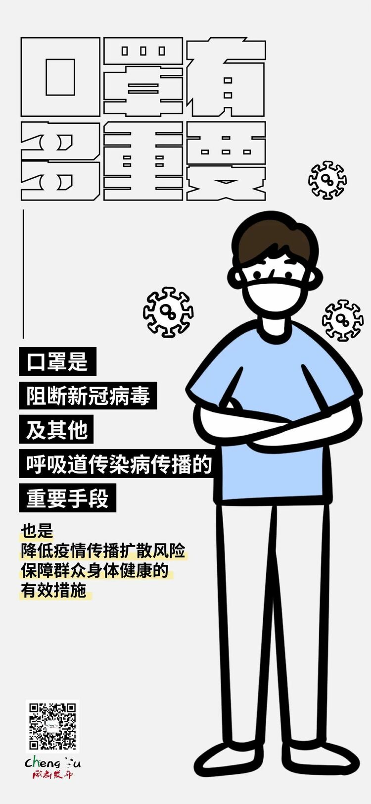 戴口罩!戴口罩!天气再热也要戴口罩!_fororder_1