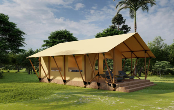 海拔2400米 峨眉山“雷洞烟云 星空露营地”即将营业_fororder_阳光帆布帐篷效果图-供图-峨眉山市委宣传部