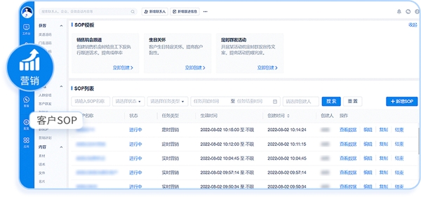 尘锋SCRM营销自动化能力升级 客户SOP2.0重磅上线