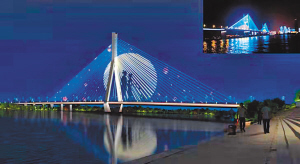 公路大桥松浦大桥将打造夜晚跨江长虹