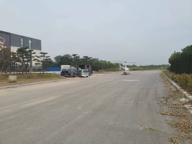 河北任丘开展第三代美国白蛾飞防作业_fororder_飞防