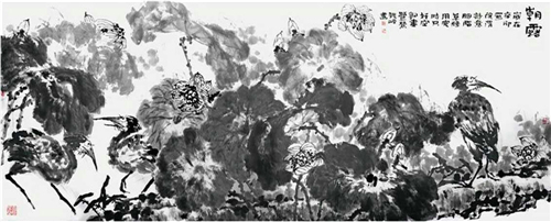 （2月12日 新闻聚焦列表）翰墨丹青：大写意花鸟画家魏峰作品赏析