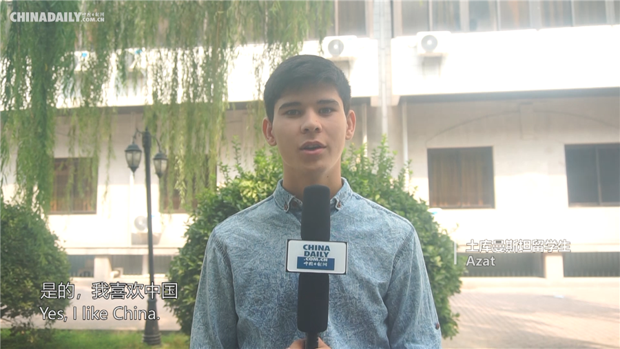 「中国日报网」【我爱你，中国！】新中国成立70周年 外国留学生