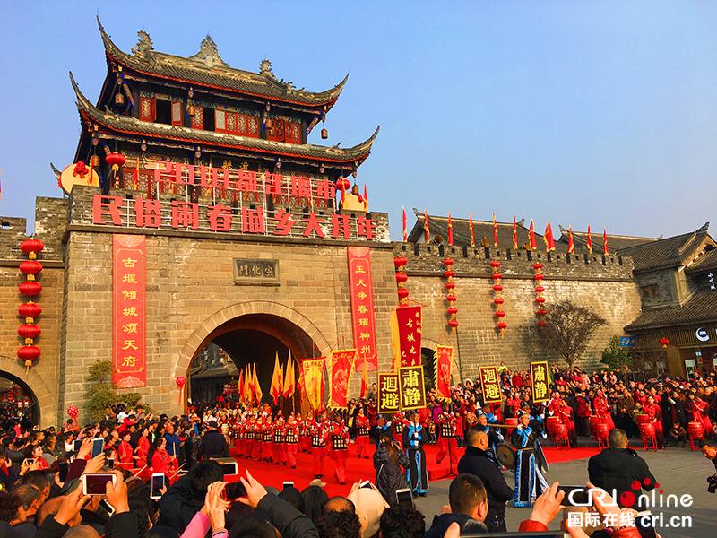 图片默认标题_fororder_从宣化门出发一路向东巡游（都江堰市委宣--传部-供图）