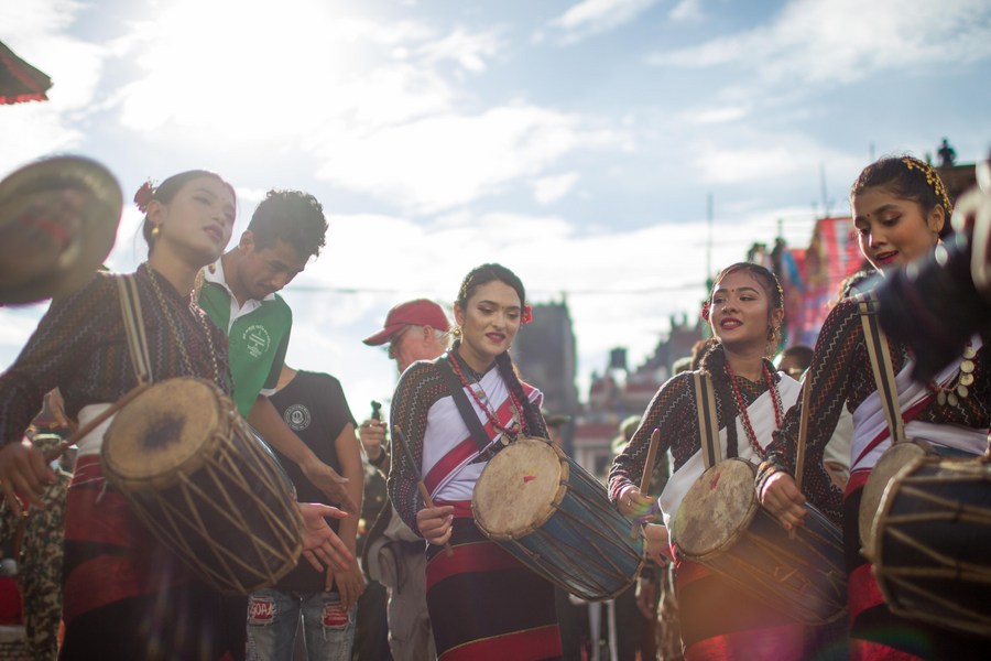 Asia Album: Indra Jatra Festival in Nepal's Kathmandu_fororder_3