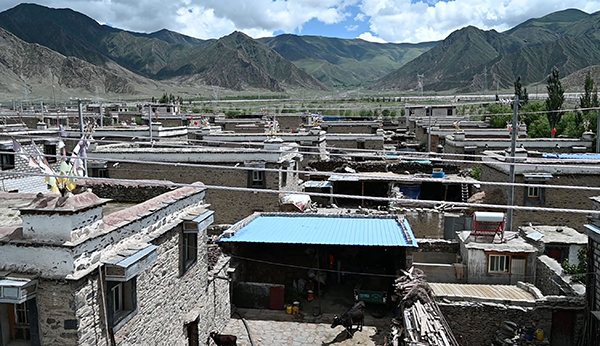 #澎湃新闻网#【新时代?幸福美丽新边疆】“凿壁书记”次仁欧珠：