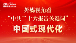 外媒视角看“中共二十大报告关键词”|中国式现代化