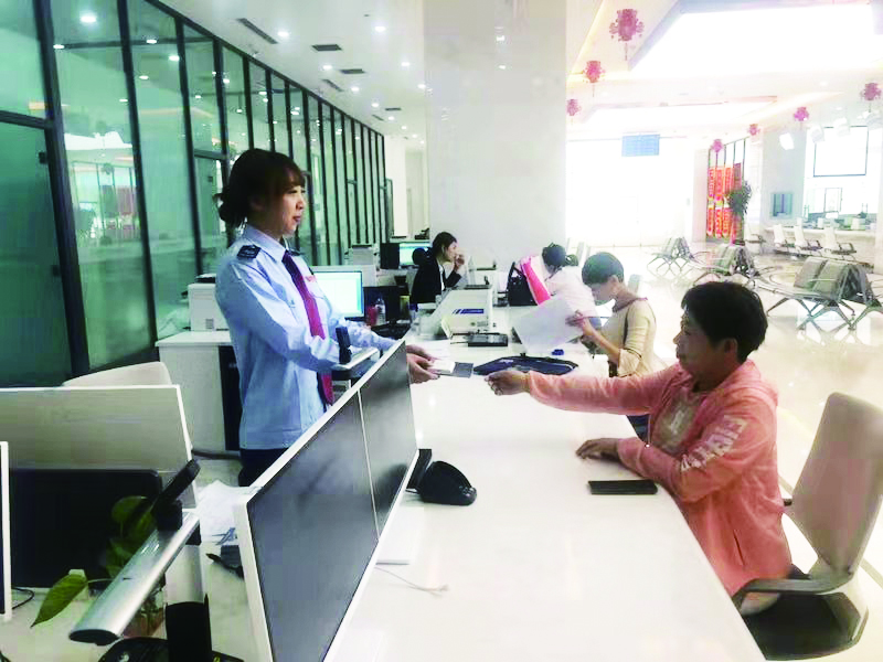 长春市二道区税务局办税服务窗口正式进驻政务服务中心