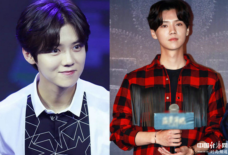 鹿晗陈伟霆张艺兴 hold住中分发型才是真男神[2]- 中国日报网
