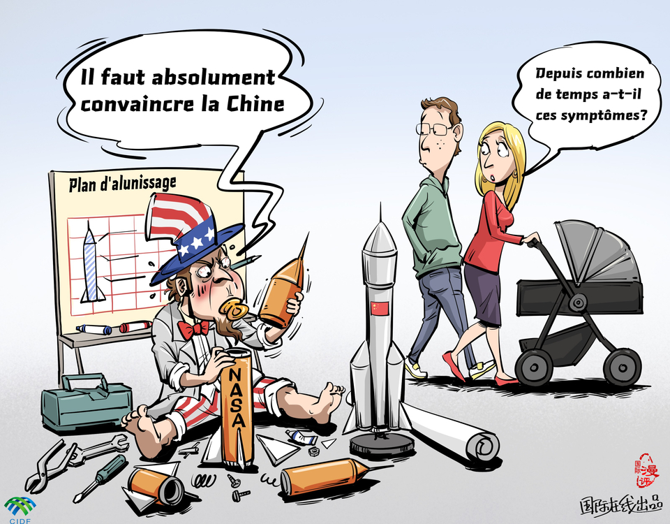 【Actualité en caricatures】La paranoïa de « convaincre la Chine »_fororder_法语