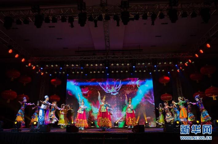 ภาพงานแสดงวัฒนธรรมจีนฉลองตรุษจีนที่กูชิง มาเลเซีย