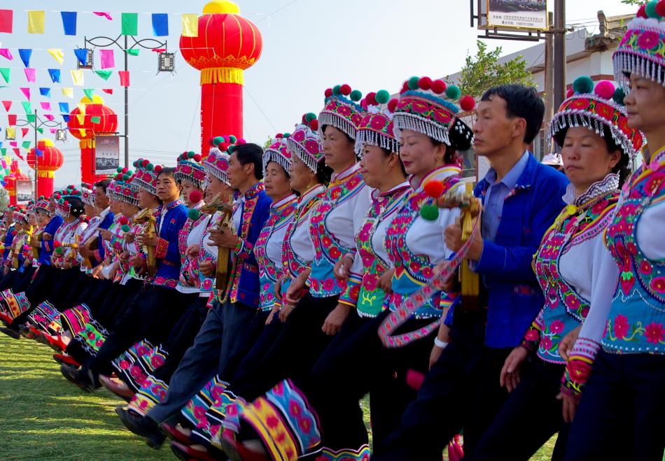 'The Left Foot Dance' in Mouding County, Yunnan Province Shows a Different Kind of Charm_fororder_image001