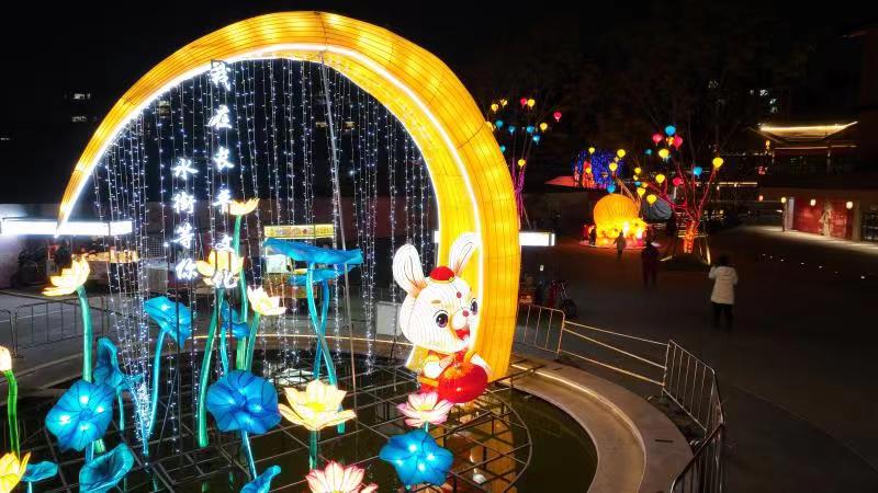 眉山仁寿:张灯结彩 喜迎佳节_fororder_2