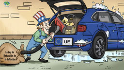 【Caricatura editorial】“¡Es muy cómodo robar dinero del aliado!”