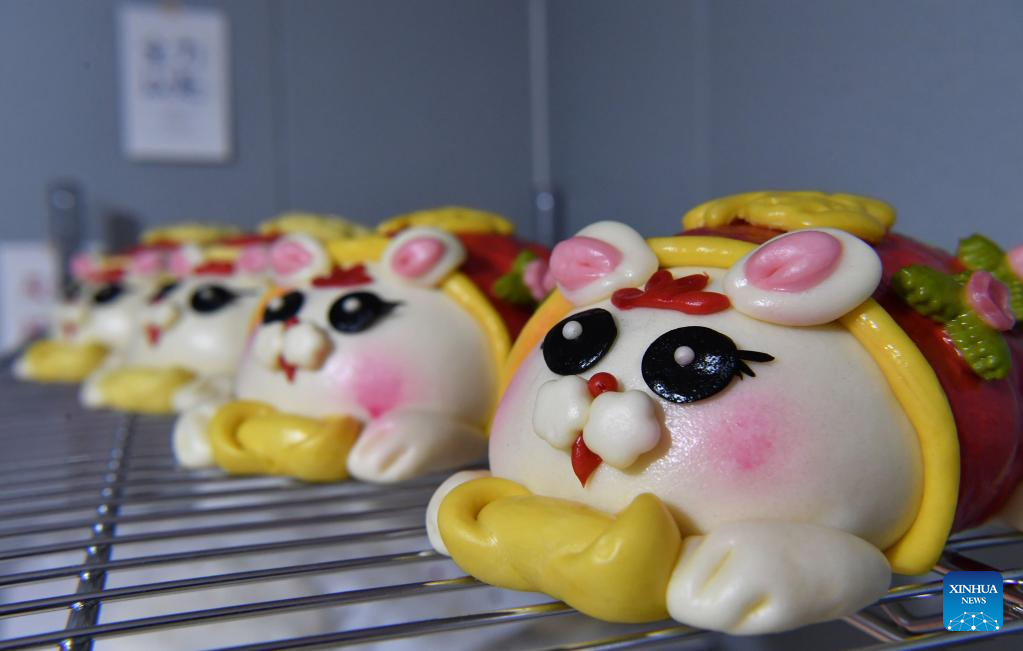 Workshop in C China's Luoyang introduces rabbit-inspired steamed buns for upcoming Spring Festival