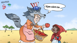 【Caricatura editorial】La cola del lobo tan obvia