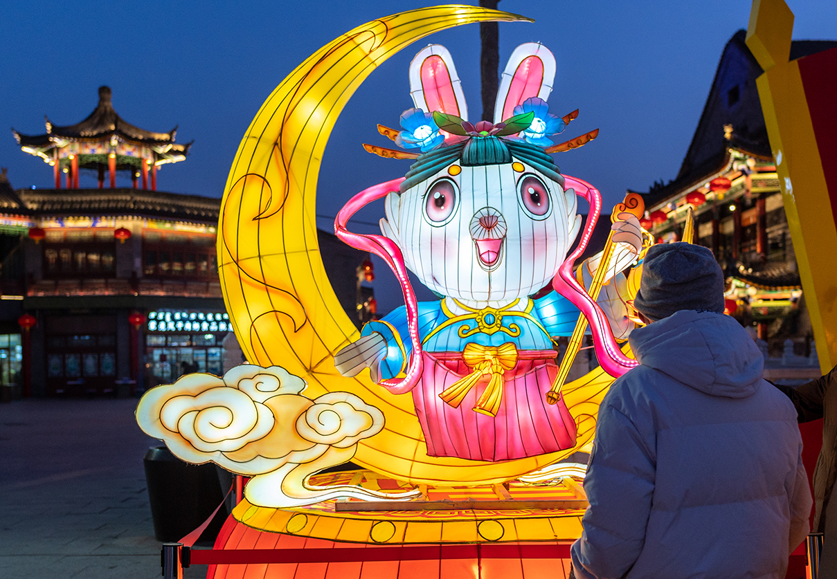 À Hohhot, en Mongolie intérieure : le « Lapin de Jade » accueille le Nouvel An chinois_fororder_图片6