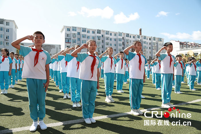03【吉林】【供稿】延边州举行庆祝中华人民共和国成立70周年升国旗仪式