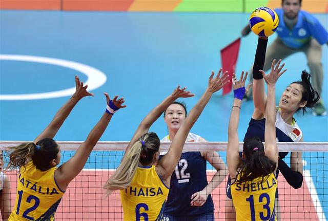中国女排逆转淘汰巴西女排 挺进奥运四强图片