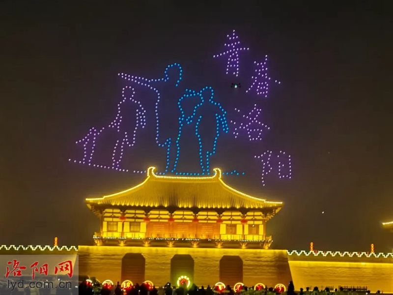 A Firework Show in Luoyang Lights up 2023 Lantern Festival_fororder_图片3