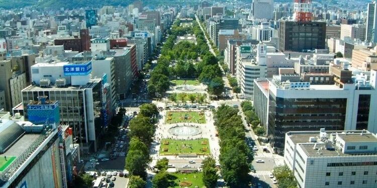 札幌中轴线：十字交错的绿色生态中轴线