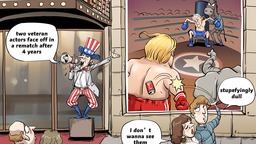 【Editorial Cartoon】Little enthusiasm for Biden-Trump rematch
