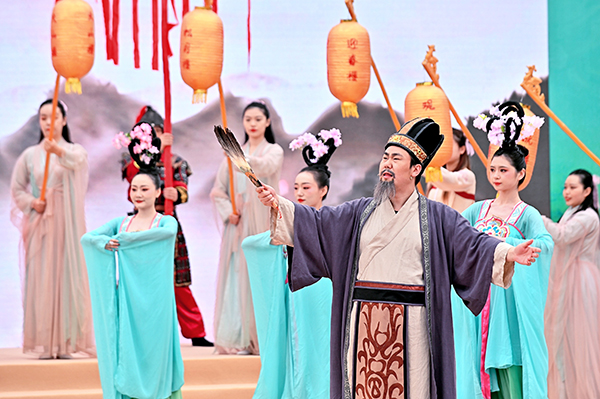 2023四川花卉(果类)生态旅游节暨成都·青白江第十三届樱花旅游文化节开幕_fororder_活动现场-供图-青白江区委宣传部_1_