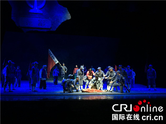 【湖北】【CRI原创】优秀戏剧作品《黄河绝唱》在武汉上演