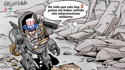 【Caricatura editorial】EE.UU. está en los números: el 3