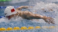 全國春季游泳錦標賽 王長浩兩次刷新50米蝶泳全國紀錄