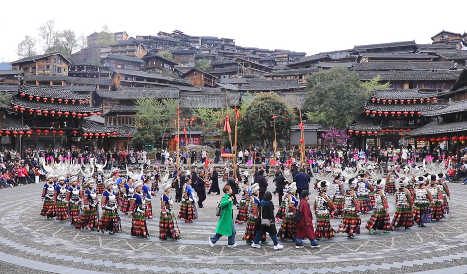 贵州西江千户苗寨:民族文化展演进景区 全力助推5A景区创建_fororder_微信图片_20230331154459