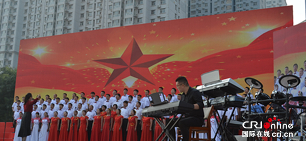 石家庄市鹿泉区举行庆祝新中国成立70周年歌咏比赛
