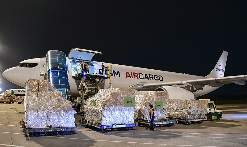 法国达飞航空开通巴黎-广州-巴黎全货机航线_fororder_2