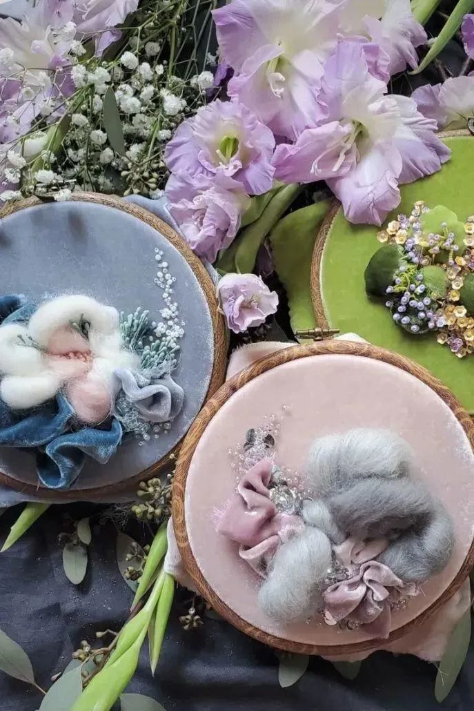 球拍、苔藓、蝴蝶,这些都是新的刺绣载体 球拍、苔藓、蝴蝶,这些都是新的刺绣载体