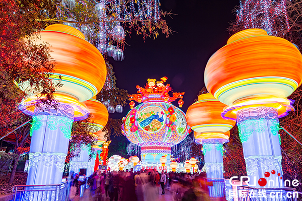 图片默认标题_fororder_灯会现场人头攒动（摄影-廖志全）