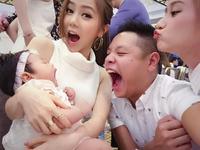 汪明荃69岁生日合影奥运选手 收到猪猪生日蛋糕