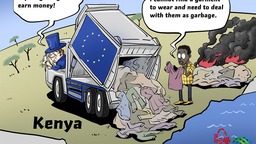 【Editorial Cartoon】Export garbage and earn money!