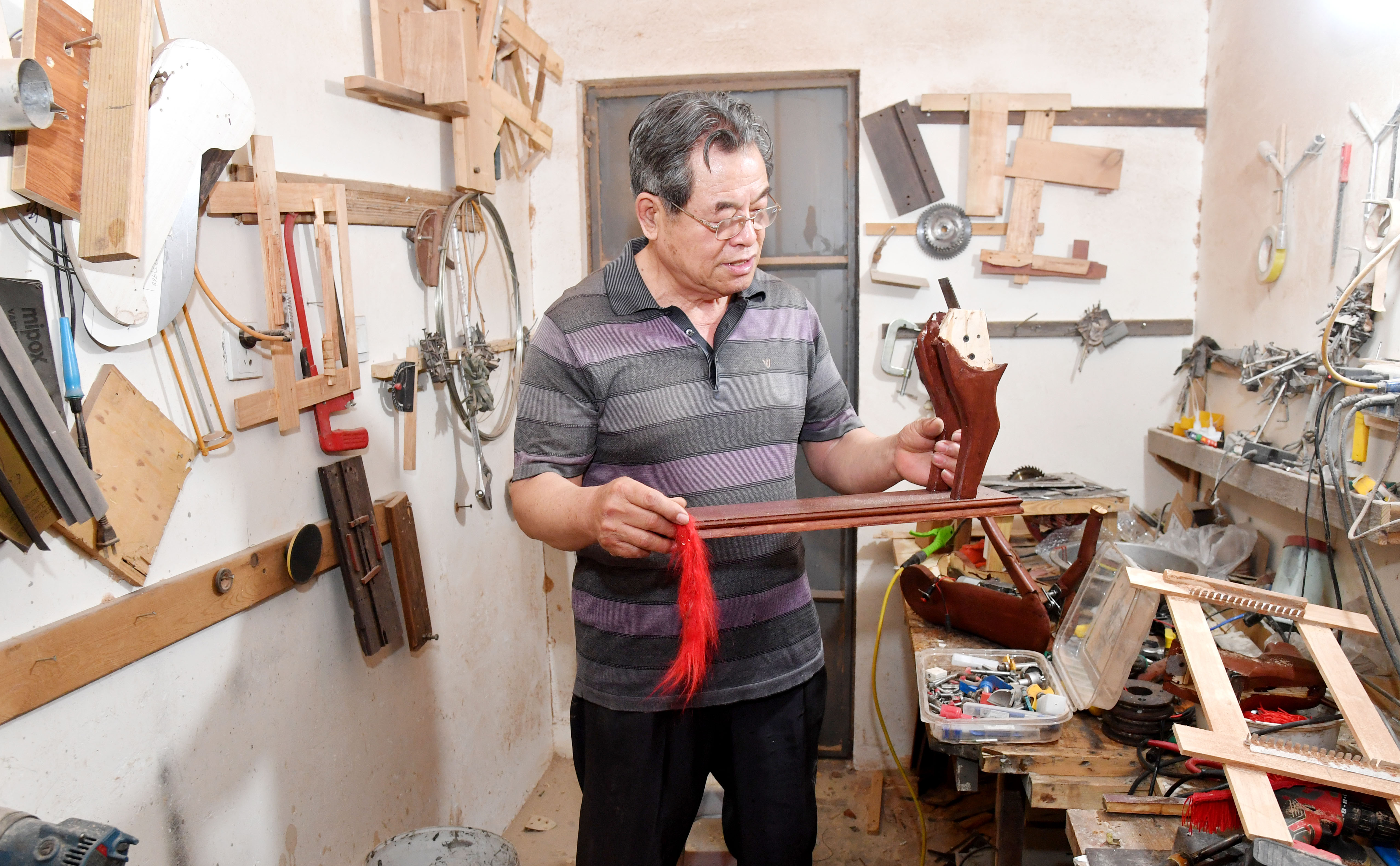 (原创)河北石家庄:老匠人把中国古代建筑“搬”回家_fororder_图片2