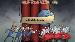 【Editorial Cartoon】U.S. debt bomb