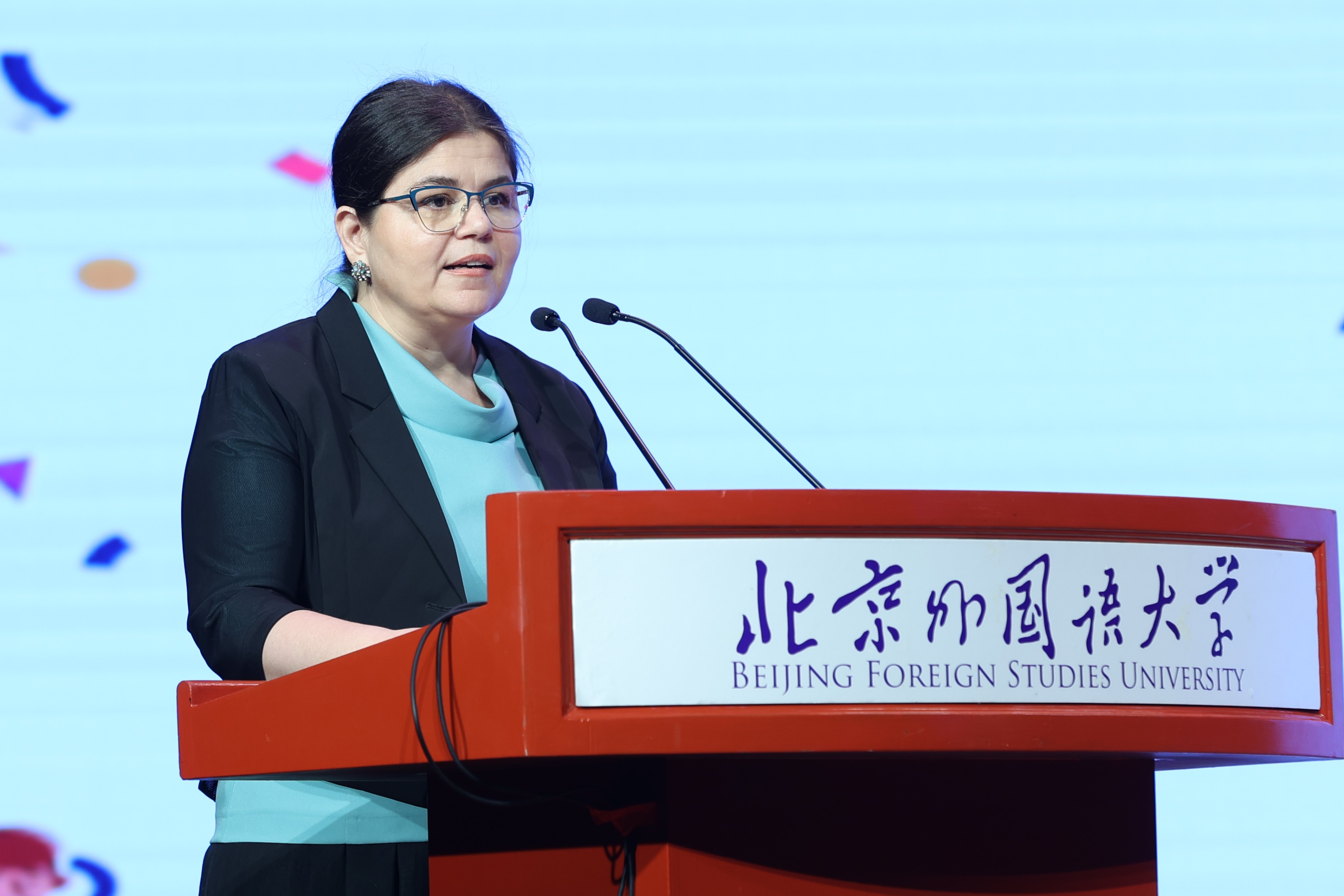 北外举办“全球文化节”暨2023年综合评价招生校园开放日活动 北外举办“全球文化节”暨2023年综合评价招生校园开放日活动_fororder_8.JPG