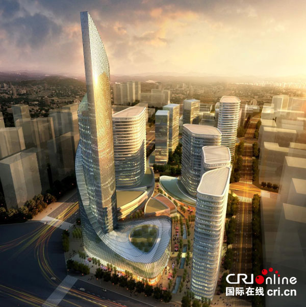 成都成华区38个重大项目集中开工 北湖生态公