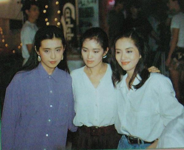 王祖贤周慧敏与利智 女神旧照没有锥脸却太美