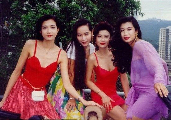 王祖贤周慧敏与利智 女神旧照没有锥脸却太美