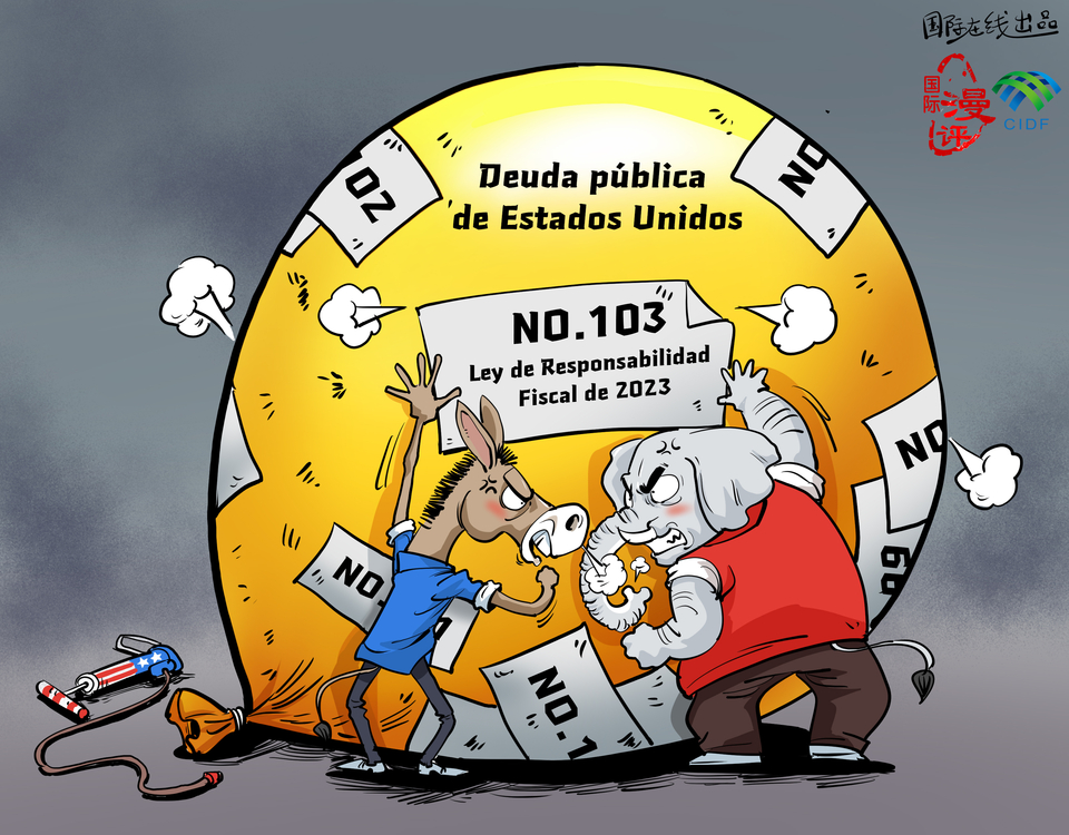 【Caricatura editorial】 ¡103 veces！_fororder_西语版