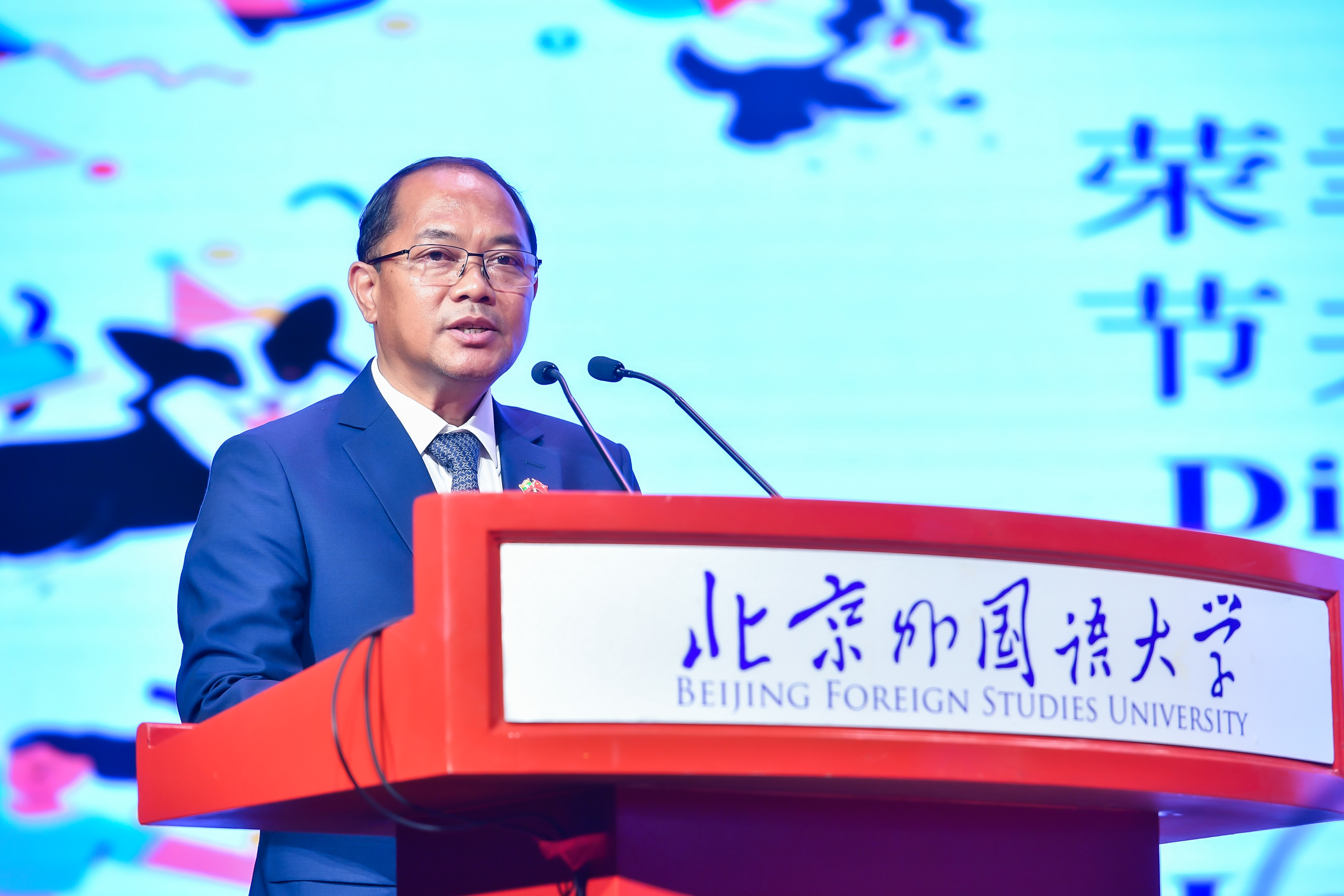 北外举办“全球文化节”暨2023年综合评价招生校园开放日活动 北外举办“全球文化节”暨2023年综合评价招生校园开放日活动_fororder_6.JPG
