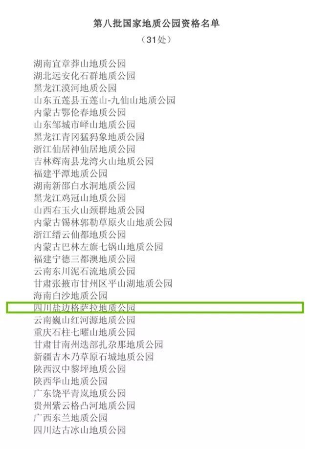 （导航攀枝花）图集|攀枝花格萨拉获得国家地质公园资格